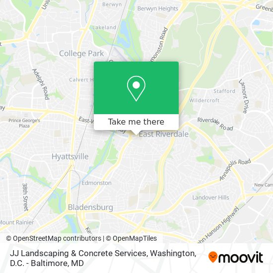 JJ Landscaping & Concrete Services map