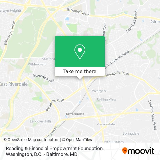 Mapa de Reading & Financial Empowrmnt Foundation