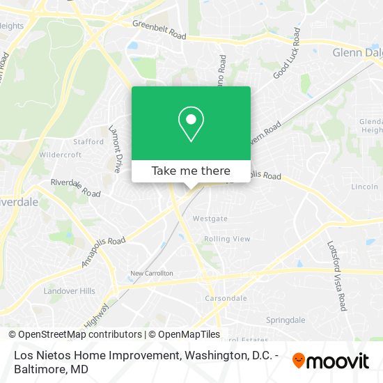 Los Nietos Home Improvement map