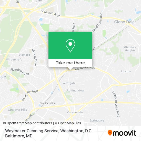 Waymaker Cleaning Service map