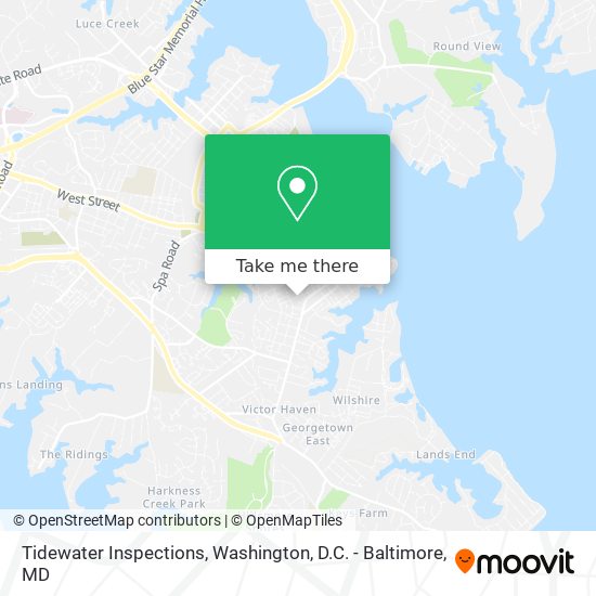 Tidewater Inspections map