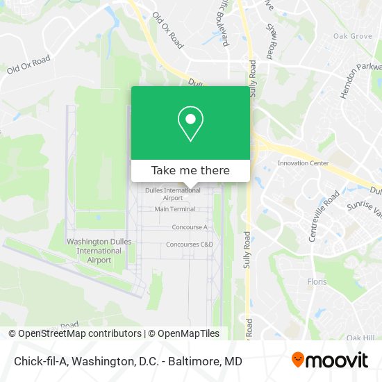 Chick-fil-A map