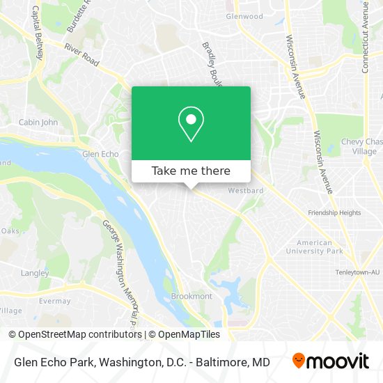 Mapa de Glen Echo Park