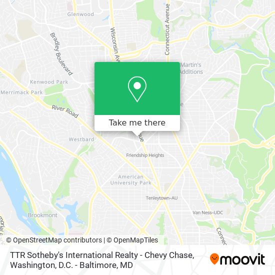 TTR Sotheby's International Realty - Chevy Chase map