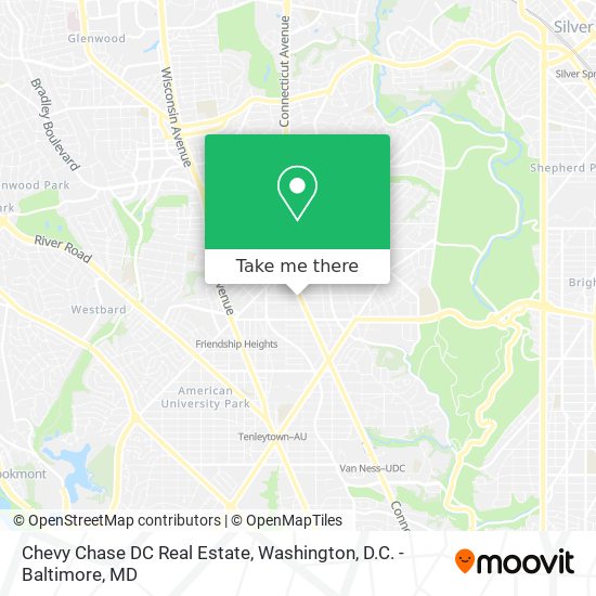 Mapa de Chevy Chase DC Real Estate