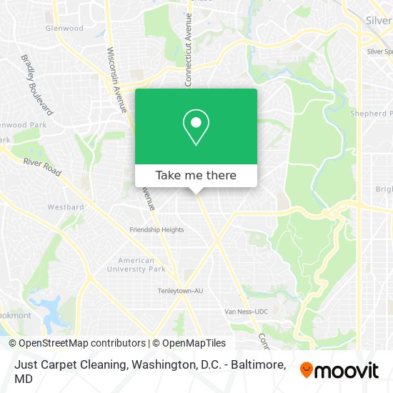 Just Carpet Cleaning map