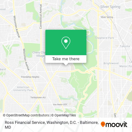 Ross Financial Service map