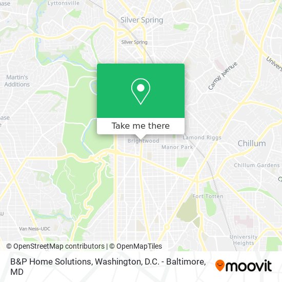 Mapa de B&P Home Solutions