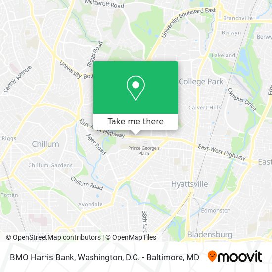 BMO Harris Bank map