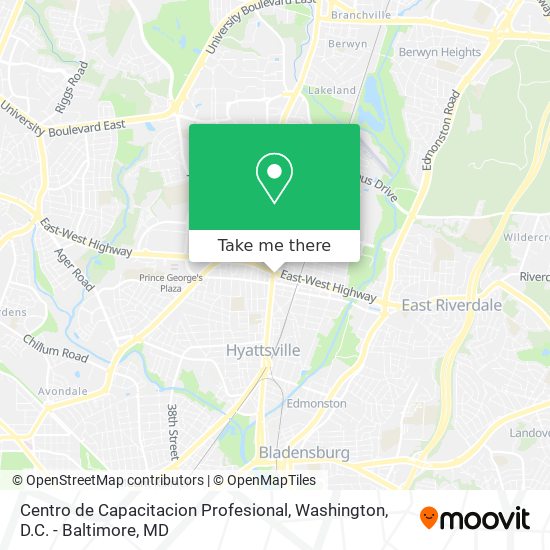 Centro de Capacitacion Profesional map