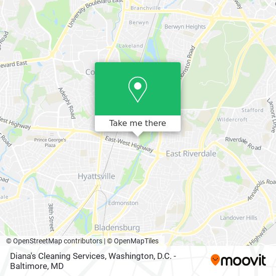 Diana's Cleaning Services map