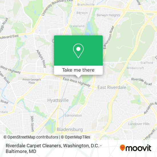 Riverdale Carpet Cleaners map