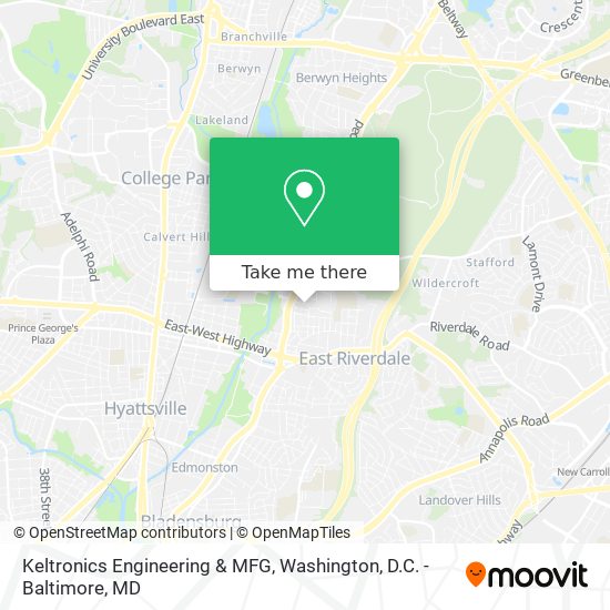 Keltronics Engineering & MFG map