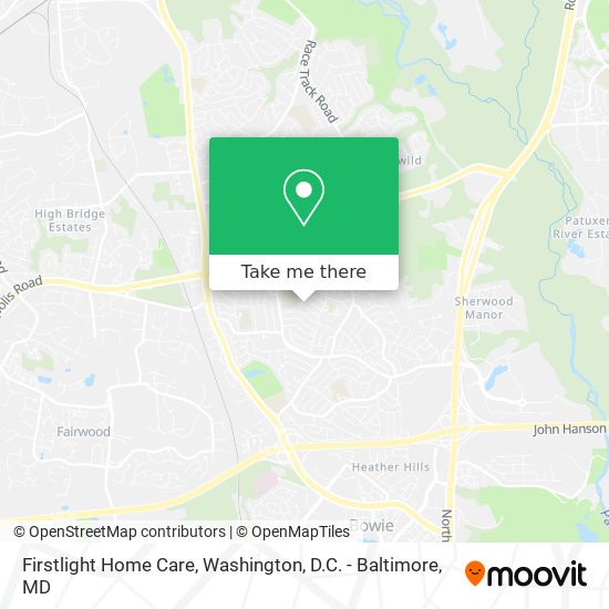 Firstlight Home Care map