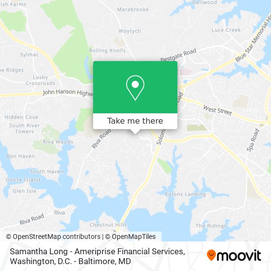 Samantha Long - Ameriprise Financial Services map