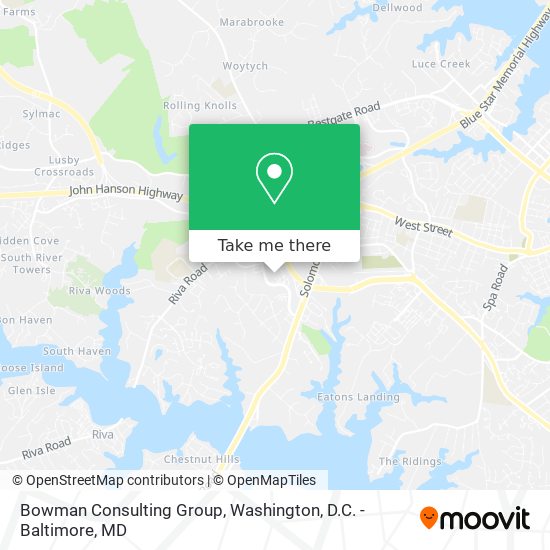 Bowman Consulting Group map