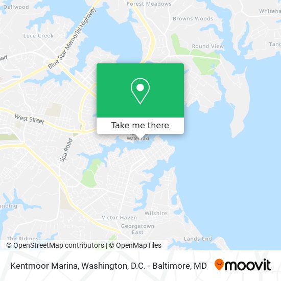 Kentmoor Marina map