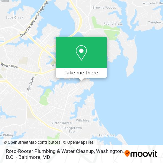 Roto-Rooter Plumbing & Water Cleanup map