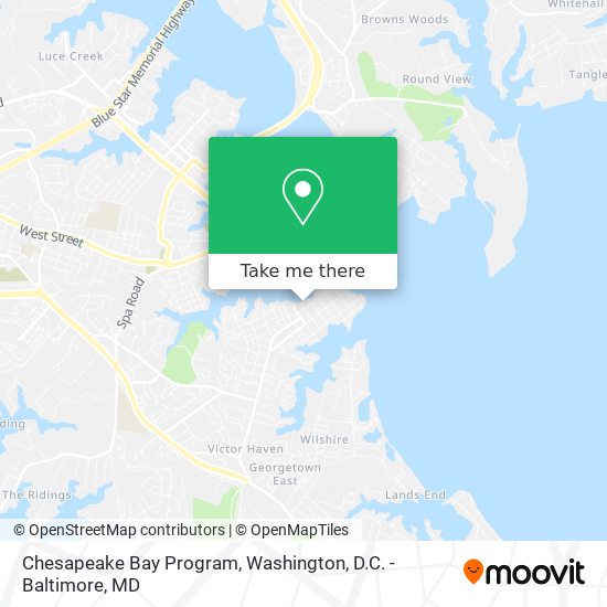 Mapa de Chesapeake Bay Program