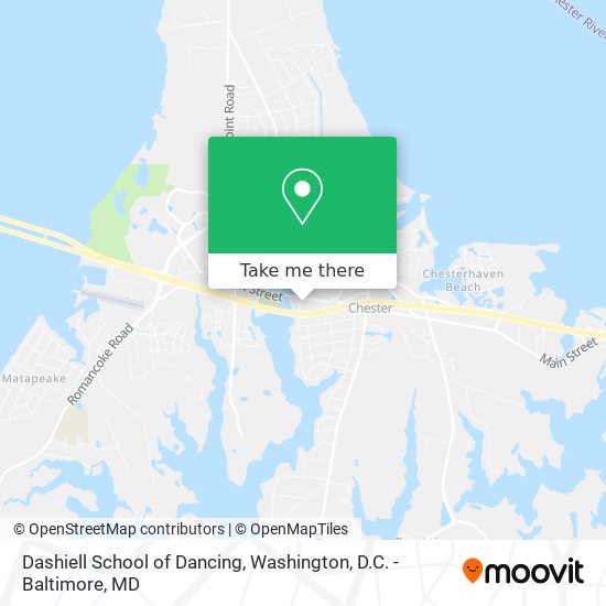 Dashiell School of Dancing map