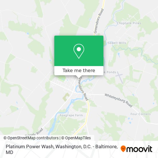 Mapa de Platinum Power Wash