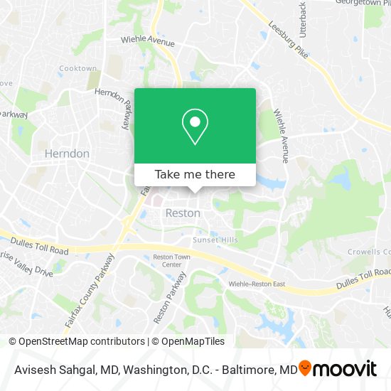 Mapa de Avisesh Sahgal, MD