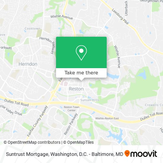 Suntrust Mortgage map