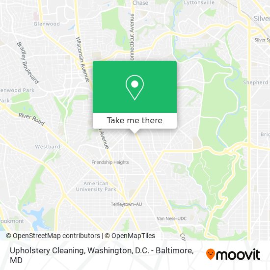 Mapa de Upholstery Cleaning