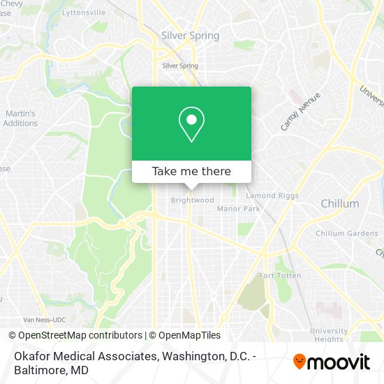 Okafor Medical Associates map