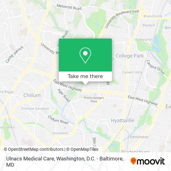 Ulnacs Medical Care map