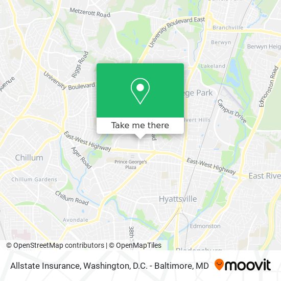 Allstate Insurance map