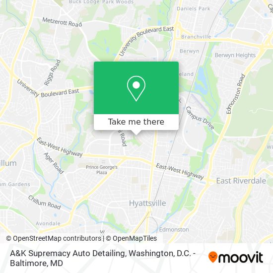 A&K Supremacy Auto Detailing map