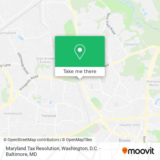 Mapa de Maryland Tax Resolution