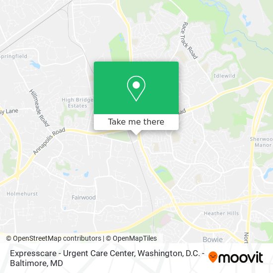 Mapa de Expresscare - Urgent Care Center