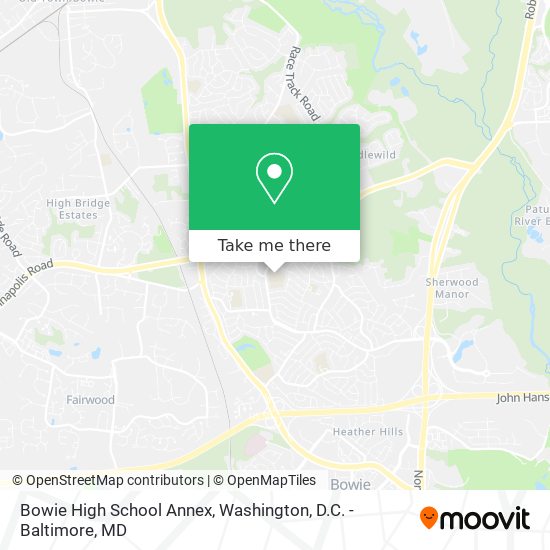 Bowie High School Annex map