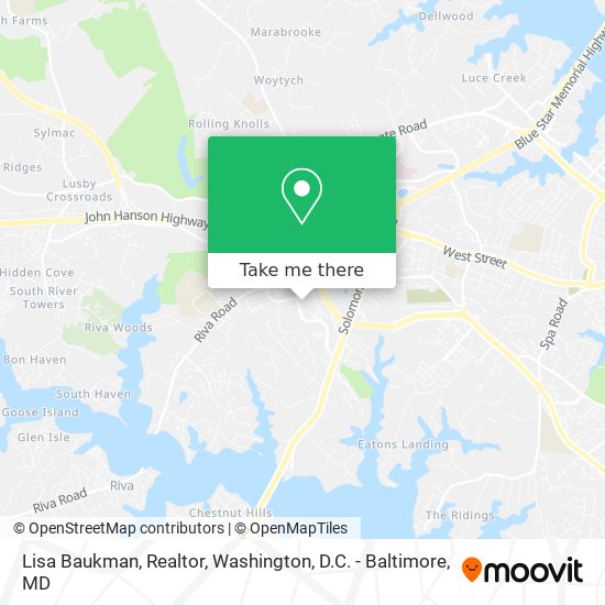 Lisa Baukman, Realtor map