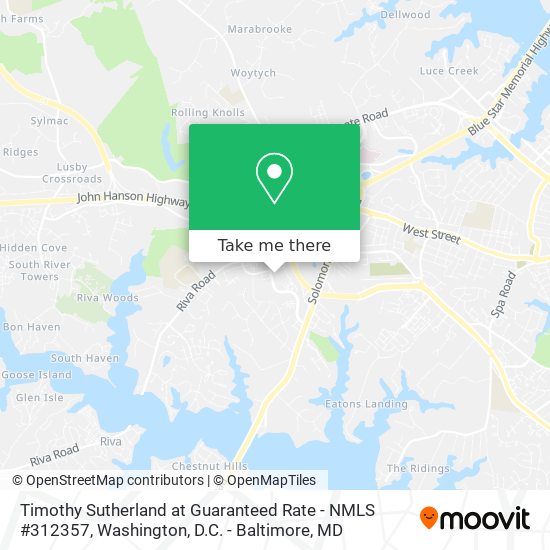 Timothy Sutherland at Guaranteed Rate - NMLS #312357 map