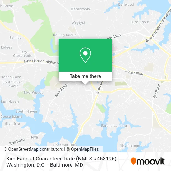 Kim Earls at Guaranteed Rate (NMLS #453196) map