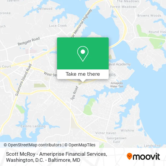 Mapa de Scott McRoy - Ameriprise Financial Services