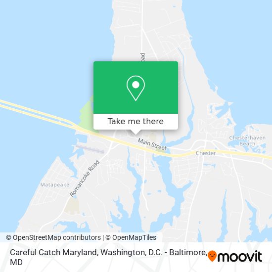 Careful Catch Maryland map