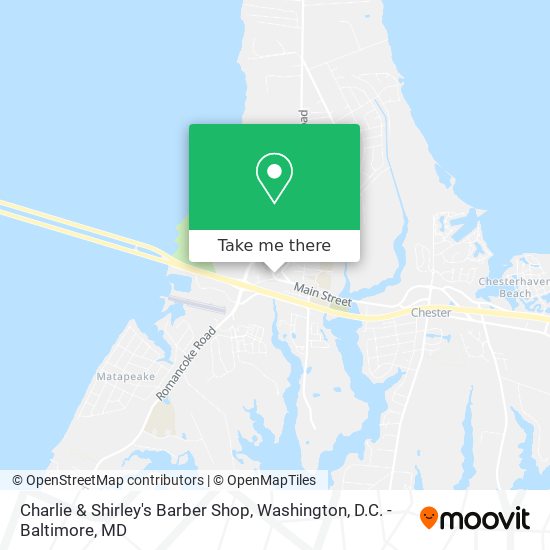 Charlie & Shirley's Barber Shop map