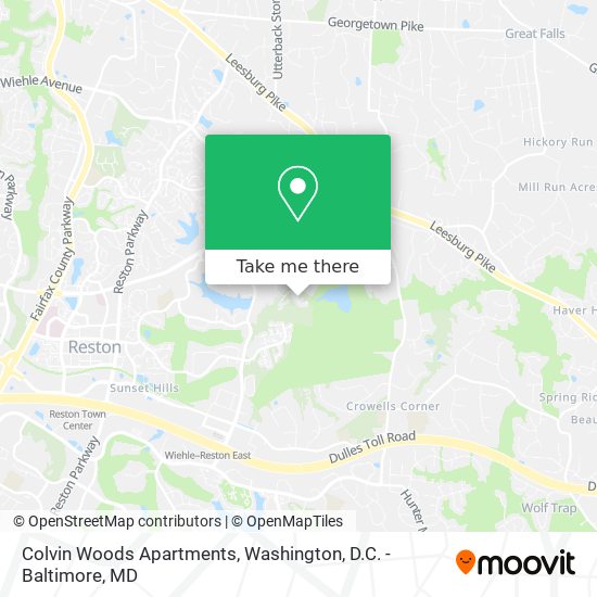 Mapa de Colvin Woods Apartments