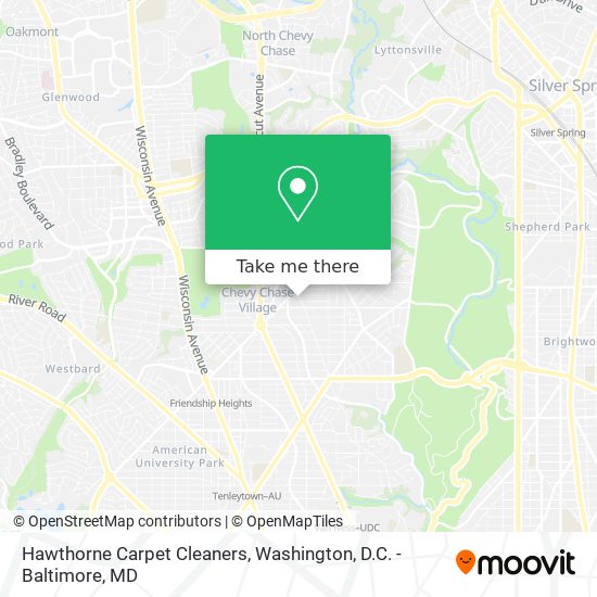 Mapa de Hawthorne Carpet Cleaners