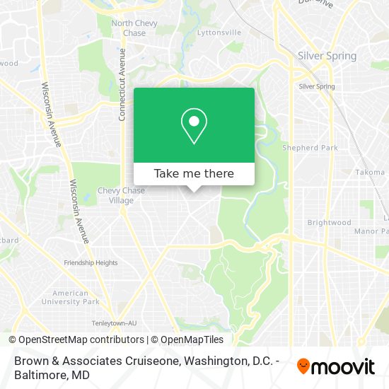Brown & Associates Cruiseone map