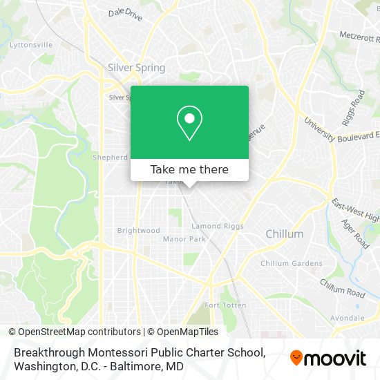 Breakthrough Montessori Public Charter School map