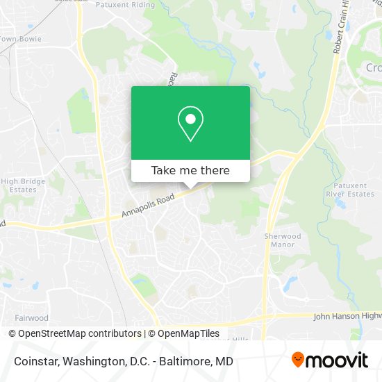 Coinstar map