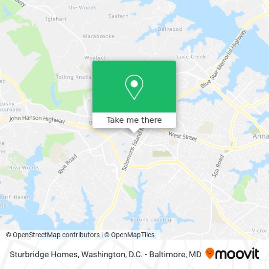 Mapa de Sturbridge Homes