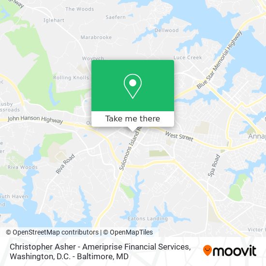 Christopher Asher - Ameriprise Financial Services map