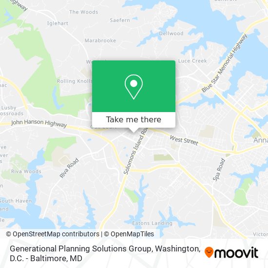 Mapa de Generational Planning Solutions Group