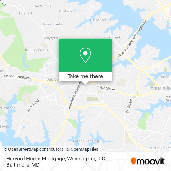 Mapa de Harvard Home Mortgage